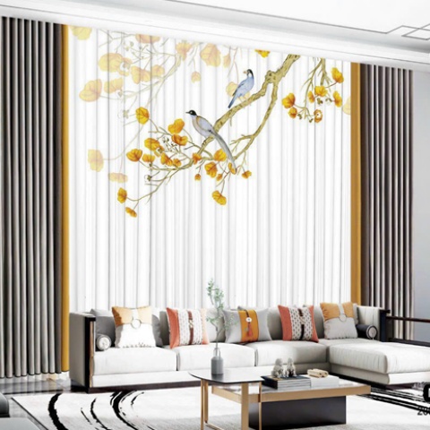 Màn Voan In Hình Sang Trọng